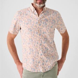 Faherty Short-Sleeve Breeze Shirt - Tropic Shores Floral